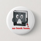 Keine Buchverbote Bitte Button (Vorderseite)