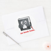 Keine Buchverbote Bitte Runder Aufkleber (Umschlag)