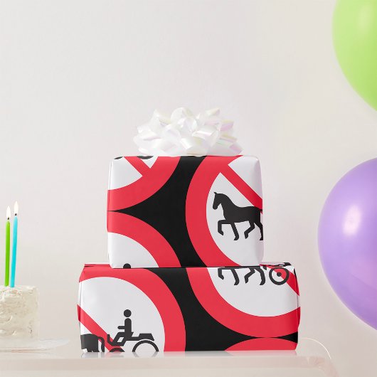 Keine Buggy und kein Pferd Geschenkpapier