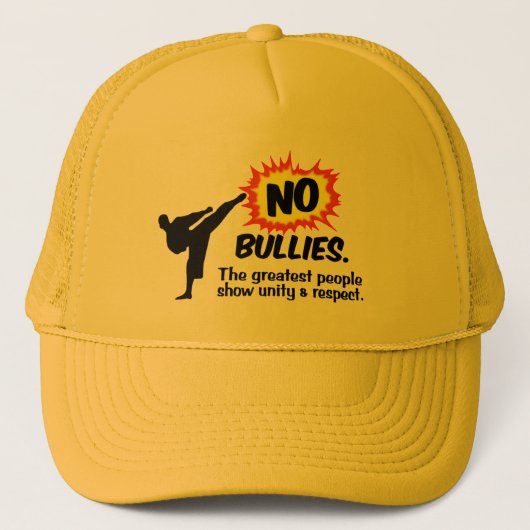 Keine Bullen Truckerkappe (Vorderseite)