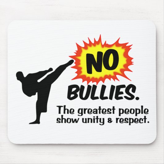 Keine Bullies mousepad (Vorne)