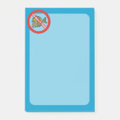 Keine Bully Zone Post-it Klebezettel (Vorderseite)