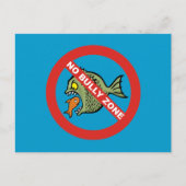 Keine Bully Zone Postkarte (Vorderseite)