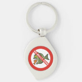 Keine Bully Zone Schlüsselanhänger (Vorderseite)