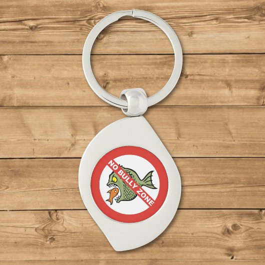 Keine Bully Zone Schlüsselanhänger