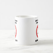 Keine Campings-lustige Tasse (Mittel)