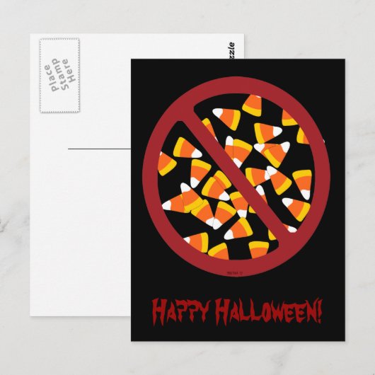 Keine Candy Corn Postkarte (Vorne/Hinten)