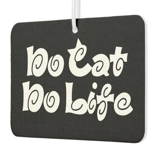 Keine Cat No Life Air Freshener Autolufterfrischer (Links)