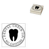 Keine Cavities Dental Karo Up Gummistempel (Stempel)