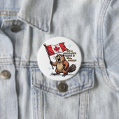 Keine Chance auf Schneeflocken, Biber, kanadische Button (Beispiel)