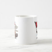 Keine Chance auf Schneeflocken, Biber, kanadische  Kaffeetasse (Mittel)