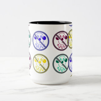 Keine Clowns - Tutti Frutti Zweifarbige Tasse