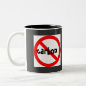 Keine CO2-TASSE Zweifarbige Tasse (Links)