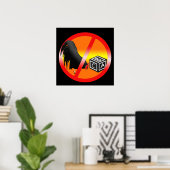 Keine Cockblockierung erlaubt Poster (Heimbüro)