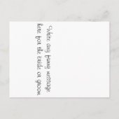 Keine Cold Feet Funny Socks Postkarte (Rückseite)