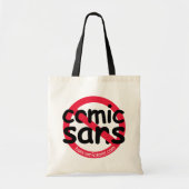 Keine Comic Sans Tasche (Vorne)