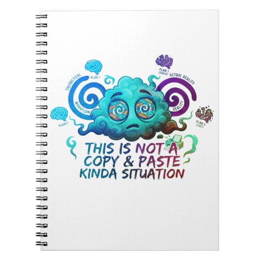Keine Copy & Paste-Situation Notizblock (Vorderseite)