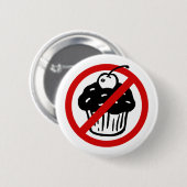 Keine Cupcakes Button (Vorne & Hinten)
