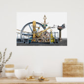 Keine Dampfmaschine ... Poster (Küche)