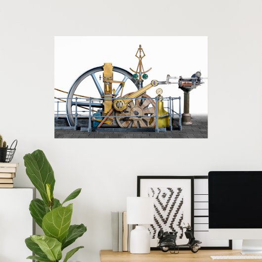 Keine Dampfmaschine ... Poster (Heimbüro)