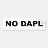 KEINE DAPL AUTOAUFKLEBER (Vorne)