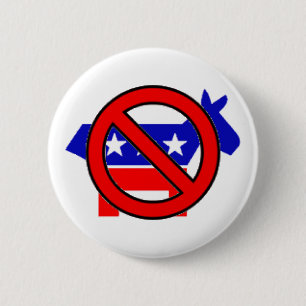 Keine Demokraten Button
