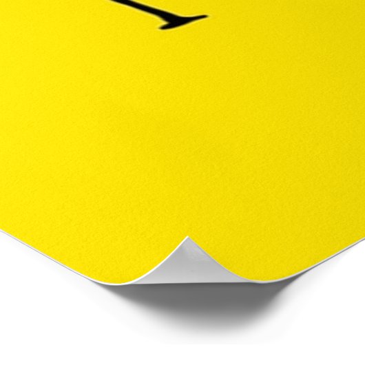 Keine Demontage Poster (Ecke)