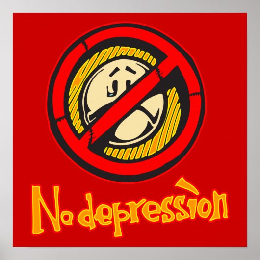 Keine Depression Poster (Vorne)