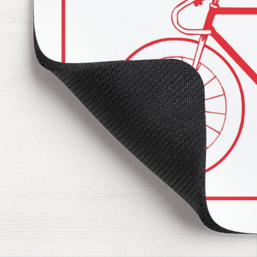 KEINE DIE KÜSTE ENTLANGFAHRENDE FIXIE MÄUSEmatte Mousepad (Ecke)