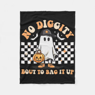 Keine Diggy Bout, um es Niedliches Ghost-Halloween Fleecedecke