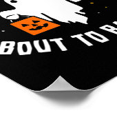 Keine Diggy Bout, um es Niedliches Ghost-Halloween Poster (Ecke)