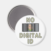 Keine digitale ID Magnet (Vorderseite/Rückseite)