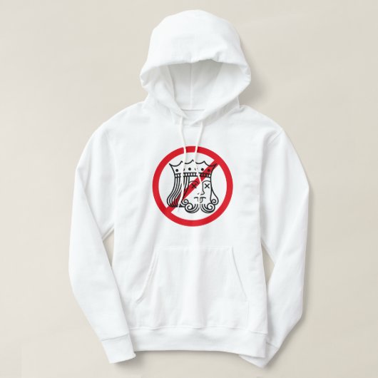 KEINE DINGE - Trump Protest Hoodie (Design vorne)