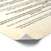 "Keine Diskriminierung" Menschenrechte X kleines P Poster (Ecke)