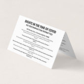 "Keine Diskriminierung" Visitenkarten (Vorderseite)