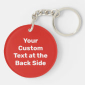 Keine DJ-Zone Schlüsselanhänger (Rückseite)