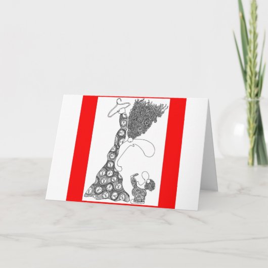 Keine Drahtaufhänger! Karte (Vorderseite)