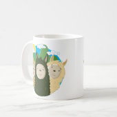 Keine Drama-Lama-Brüder Kaffeetasse (Vorderseite Links)