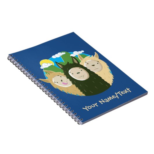 Keine Drama-Lama-Brüder Notizblock (Rechte Seite)