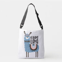 Keine Drama-Lama-Kreuz-Körper-Taschen-Tasche