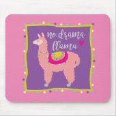 Keine Drama-Lama-Mausunterlage Mousepad (Vorne)