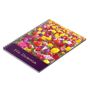 Keine Dramatik Notizbücher Personalisierte Tulpen
