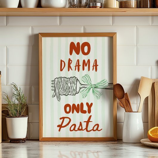 Keine Dramen, nur Pasta Poster