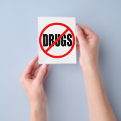 "KEINE DROGEN" FLYER (Gruppe)