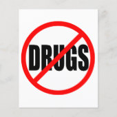 "KEINE DROGEN" FLYER (Vorne)