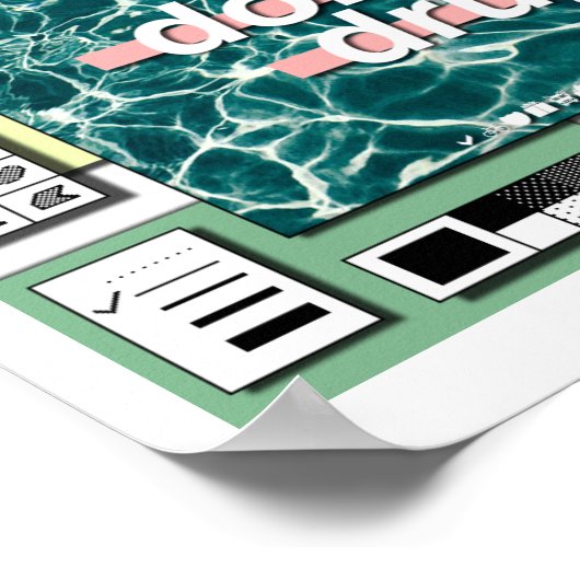 keine Drogen :( Poster (Ecke)