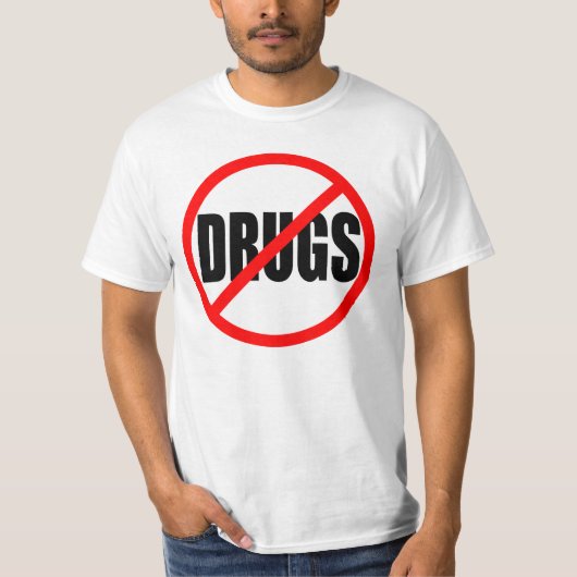 "KEINE DROGEN " T-Shirt (Vorderseite)