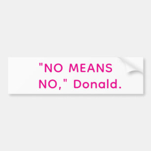 Keine dumme Donald Trump Hankamer Artjunkhaus Lieb Autoaufkleber