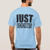 Keine Durchschnitte ja - gerade scherzend T-Shirt (Rückseite)