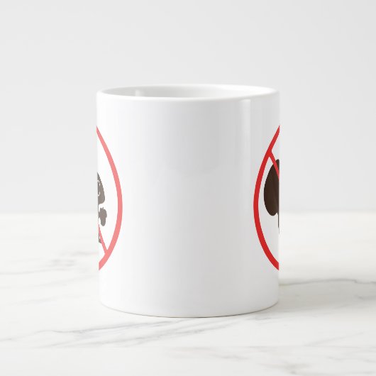 Keine Eichhörnchen | Eichhörnchen Jumbo-Tasse (Vorderseite)